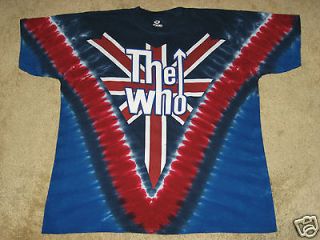 The Who Long Live Rock V Large Tie Dye T Shirt