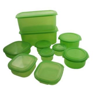 20 Piece Debbie Meyer GreenBoxes Produce Saver Food Storage Set Green