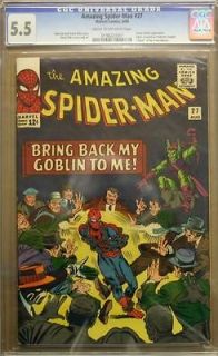 AMAZING SPIDER MAN #27 1965 CGC 5.5   Green Goblin   
