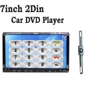 7Inch Indash 2DIN Car DVD Audio Player HD Touchscreen iPod BT Call