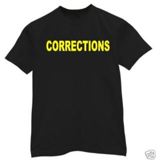 shirt M 3XL CORRECTIONS jail officer police dept