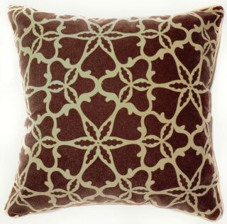 Beige Snowflake Velvet Style Cushion Cover/Pillow Case *Custom Size