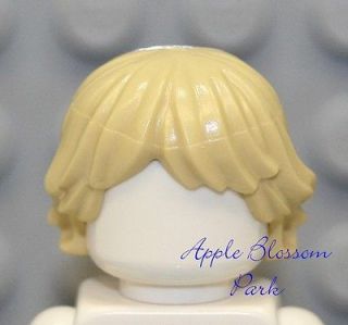 NEW Lego Minifig TAN HAIR   Female/Girl/Lu ke Minifigure Light Blonde