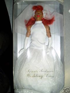 RARE Denis Rodman BRIDE doll WEDDING DAY L@@K  NIB