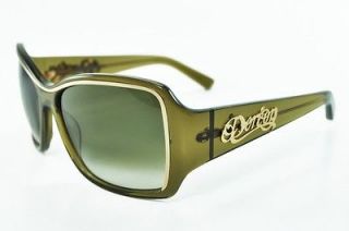 New DEREON Ladies Sunglasses Eyewear Acetate Green Olive Translucent