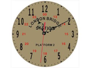 Clock 1242 London Bridge Station Wall Clock New