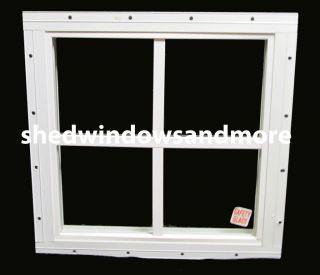 Storage Shed Windows 12 x 12 square White, playhouse