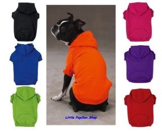 Zack & Zoey Basic Dog Hoodie Soft Cotton Pet Shirt XS, SM, MED, LG