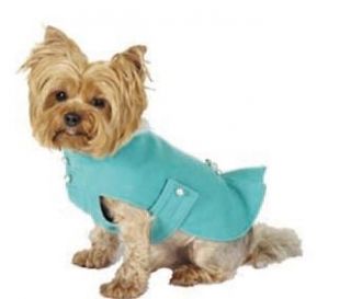 MAXS CLOSET PET DOG CLOTHING DESIGNER DOG COAT YORKIE POODLE NWT XS M