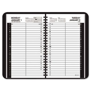2013 At A Glance 70 800 05 Daily Appointment Book, Black, 4 7/8 x 8