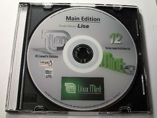Mint 12 32 Bit Live DVD For Desktop Or Laptop PC (Final Release