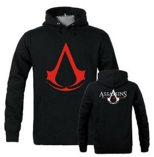 Assassins Creed Desmond Miles Mens Black Cosplay Hoodie/Coat/Sweater
