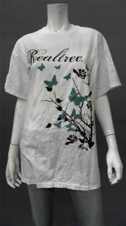 Designer SH1.2 Realtree Ladies Womens S Floral Short Sleeve Graphic