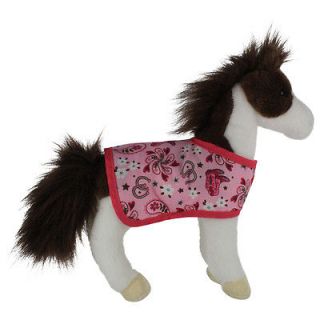 NWT Douglas Toys 11 Stuffed Pinto Horse Daphne with Blanket, Toy