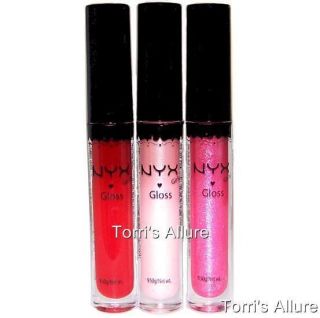 NYX ROUND LIP GLOSS CHOOSE YOUR COLOR BRAND NEW