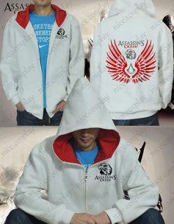 Assassins Creed 3 Desmond Miles Hoodie Coat Top Jacket Costume Eagle