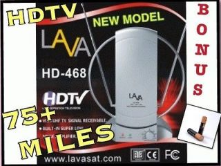 LAVA HD468 INDOOR HD DIGITAL HOME TV ANTENNA VHF/UHF/FM LAVASAT w