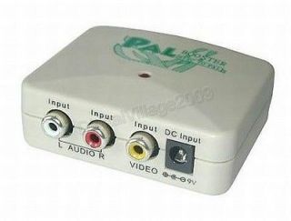 NTSC to PAL Converter Adapter Booster for TV Video