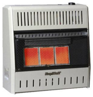 Infrared 18,000 BTU Natural Gas Vent Free Wall Heater w Thermost