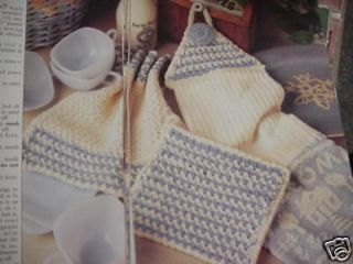 Dishcloth Pad Towel Holder Crochet Pattern