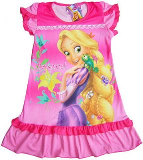 Disney TANGLED Rapunzel Nighty / Party DRESS Girls Kids Clothes New