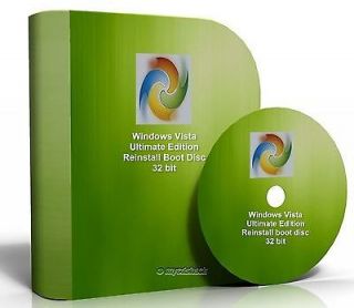 Windows Vista Enterprise Ed. 32 Bit, Reinstall Disc,Restore,Re Install