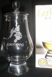 ARDBEG GLENCAIRN WHISKY GLASS WITH GINGER JAR TOP