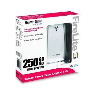 Verbatim 250GB FireWire Portable Hard Drive (96402)
