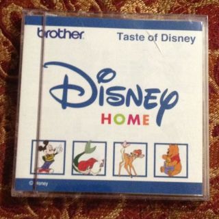 Brother Embroidery Card Taste of Disney   mickey bambi Pooh Tigger
