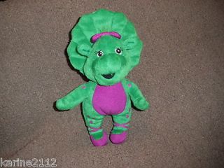 Barney 2007 Baby Bop 9 Plush Doll Toy Dinosaur Figure