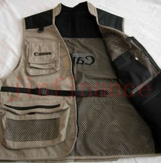 Pro Photo Vest for Canon 450D 500D 40D 30D 50D 5D2 user