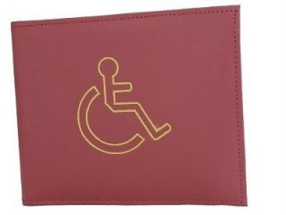 Leather Disabled Badge And Timer Parking Permit Holder