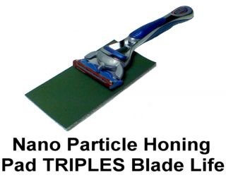 Universal Razor Blade Cartridge Sharpener Pad Triple Blade Life for