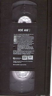 Ice Age (VHS) 2002