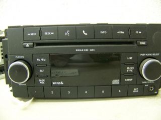 DODGE RAM 1500 2500 2009 2010 2011  2012 1 CD  RADIO SATELLITE