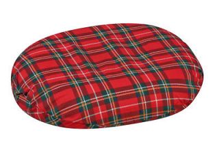 DMI Contoured Donut Pillow in 14in,16in,18in Red Plaid