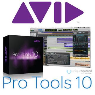 Avid Pro Tools 10 (Full Version Boxed) Audio Recording Software for