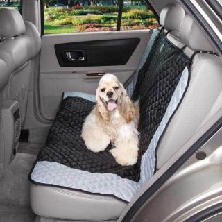 or black polyester rear Bench CAR SEAT COVER Pet Dog Van Truck SUV