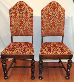 Jacobean Style Chair (Pair) ca. 1900