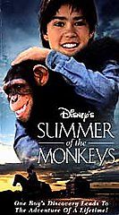 Disneys Summer of the Monkeys (VHS, 1998, Clamshell)