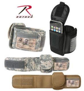 IPOD / ID CARD HOLDER ARM BAND ACU DIGITAL BLACK COYOTE ROTHCO 1260