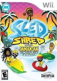 SLED SHRED Jamaican Bobsled Team Racing Wii NEW Sealed