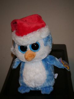 FAIRBANKS the Blue Penguin Beanie Baby Boos Boos ~ Creased Tag ~ RARE
