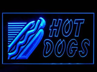 Hot Dogs Chili Chicago Coffee Cafe Shop Display LED Light Signs