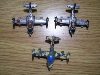 Military Micro Machines 3 x Cessna A 37 Dragonfly
