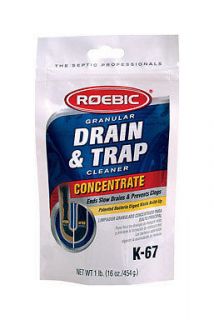 ROEBIC Drain & Trap Cleaner 16oz CONCENTRATE K 67