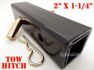 Heavy Duty 2 x 1 1/4 TOW HITCH Reducer Adaptor Converter w/ Hitch