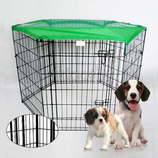 listed 36 Black Exercise Pen Fence Dog Crate Cat Cage Kennel Playpen