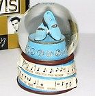 Elvis Presley~ Blue Suede Shoes Musical snow globe dome Vendor 1997