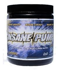 Insane Pump Pre Workout Growth, Energy and Focus Grape Flavor 45
